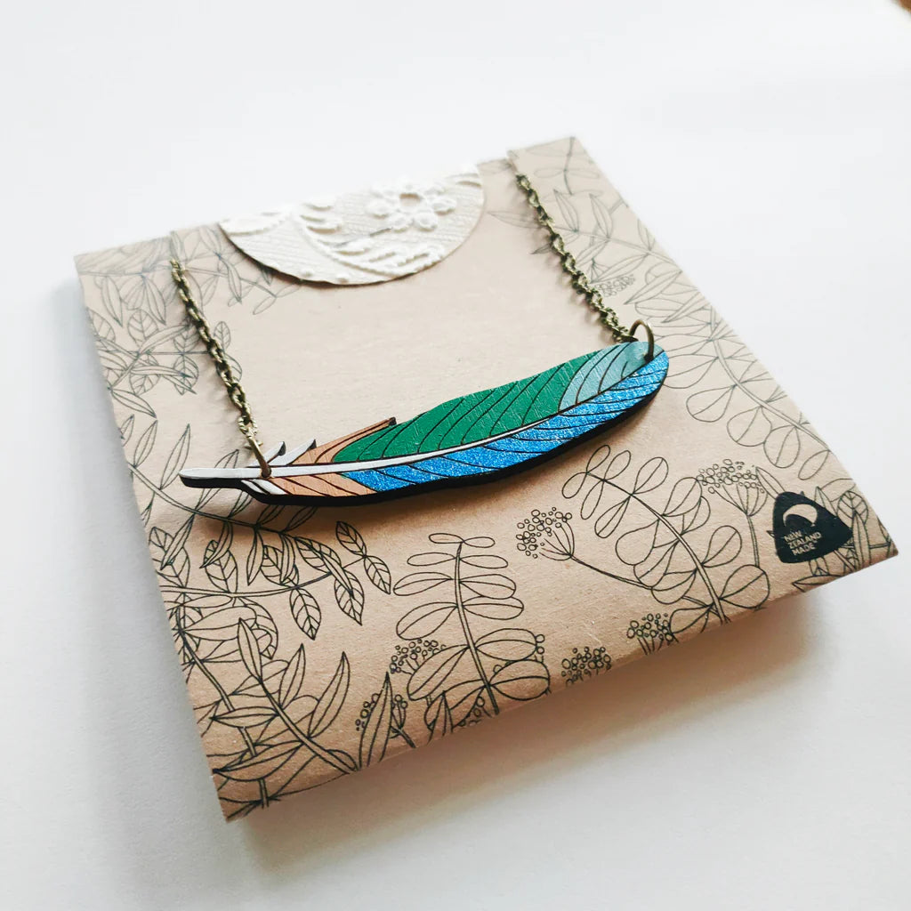 Tui Feather Necklace