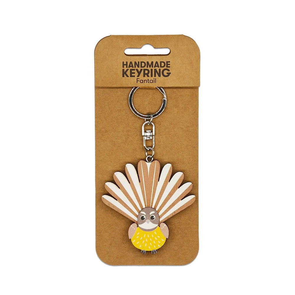 NZ Wooden Key Rings - 100% NZ