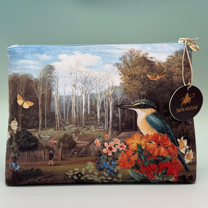 Bag - Large Vintage Kingfisher