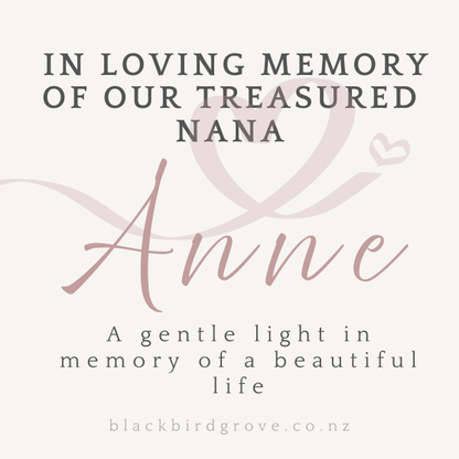 Personalised Memorial Candles for Loved ones