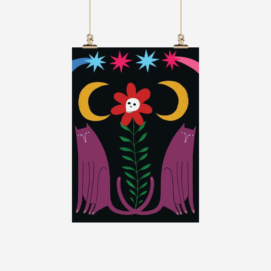 Mystic Cats Tea Towel