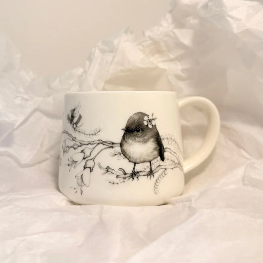 Cup - So This is Love - Miromiro/Tomtit & Kowhai
