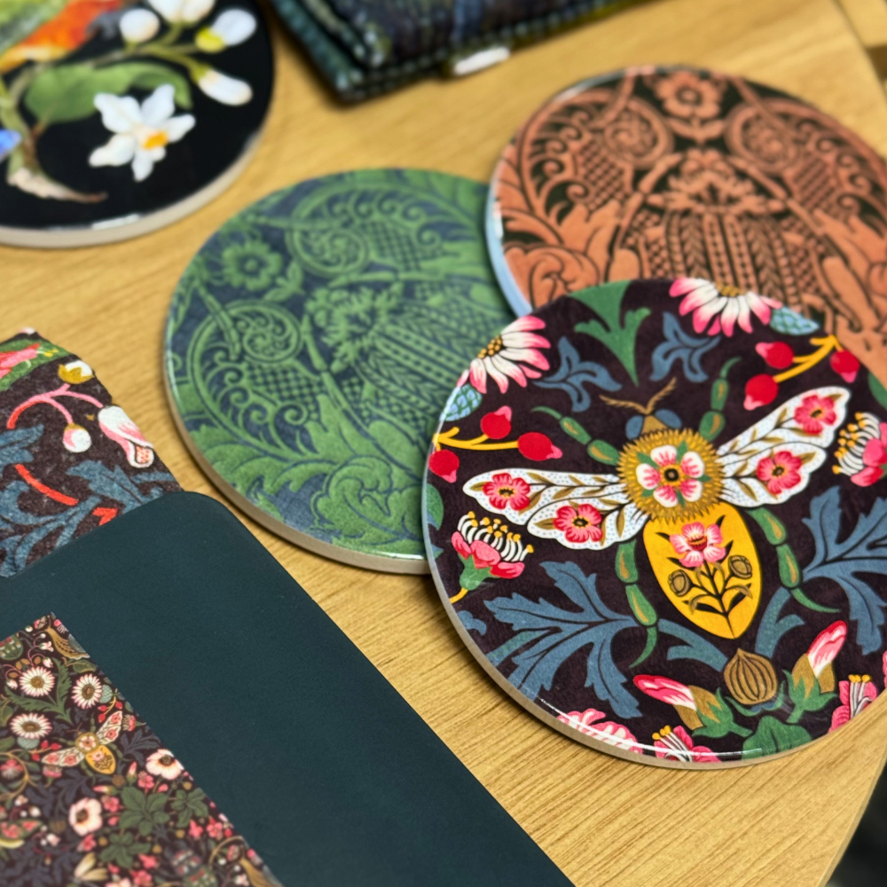 Damask Bee Coaster