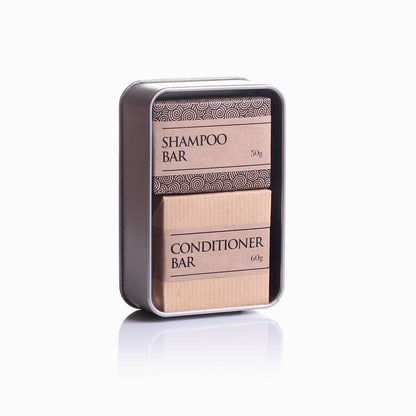 Shampoo & Conditioner Bar Travel set