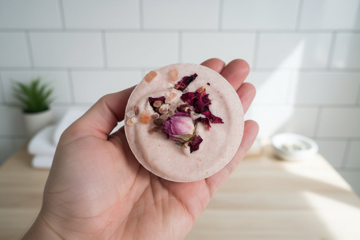 Rose & Coconut Cream Salt Soap Bar